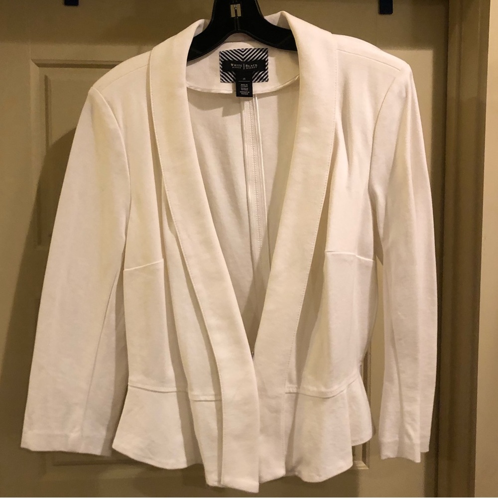 White Peplum Blazer from WHBM!